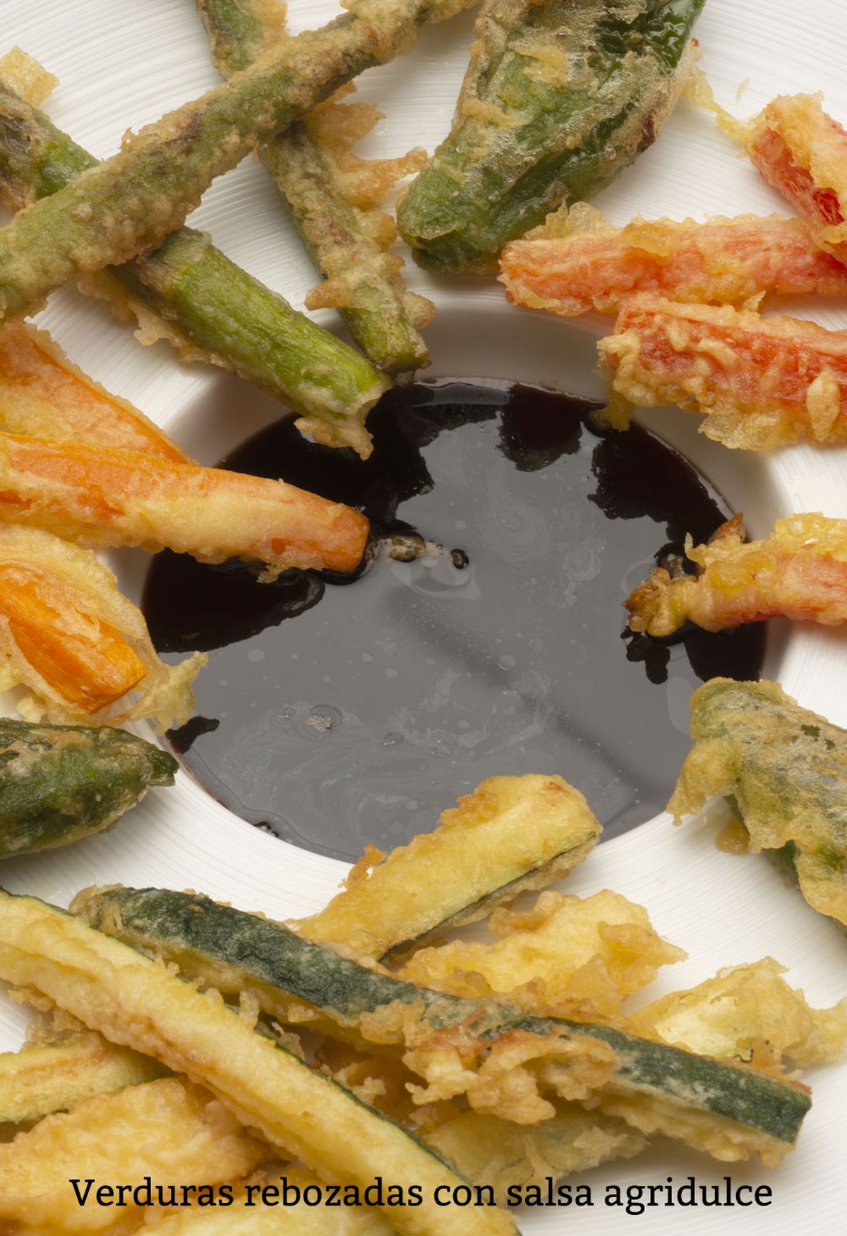 verduras rebozadas vertical