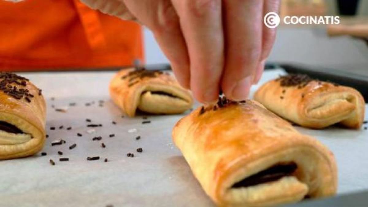 Receta de napolitanas de chocolate   paso 5