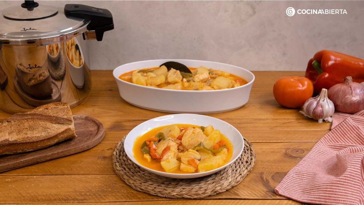 Aprende a elaborar una reconfortante caldereta de pescado y patatas con esta sencilla receta