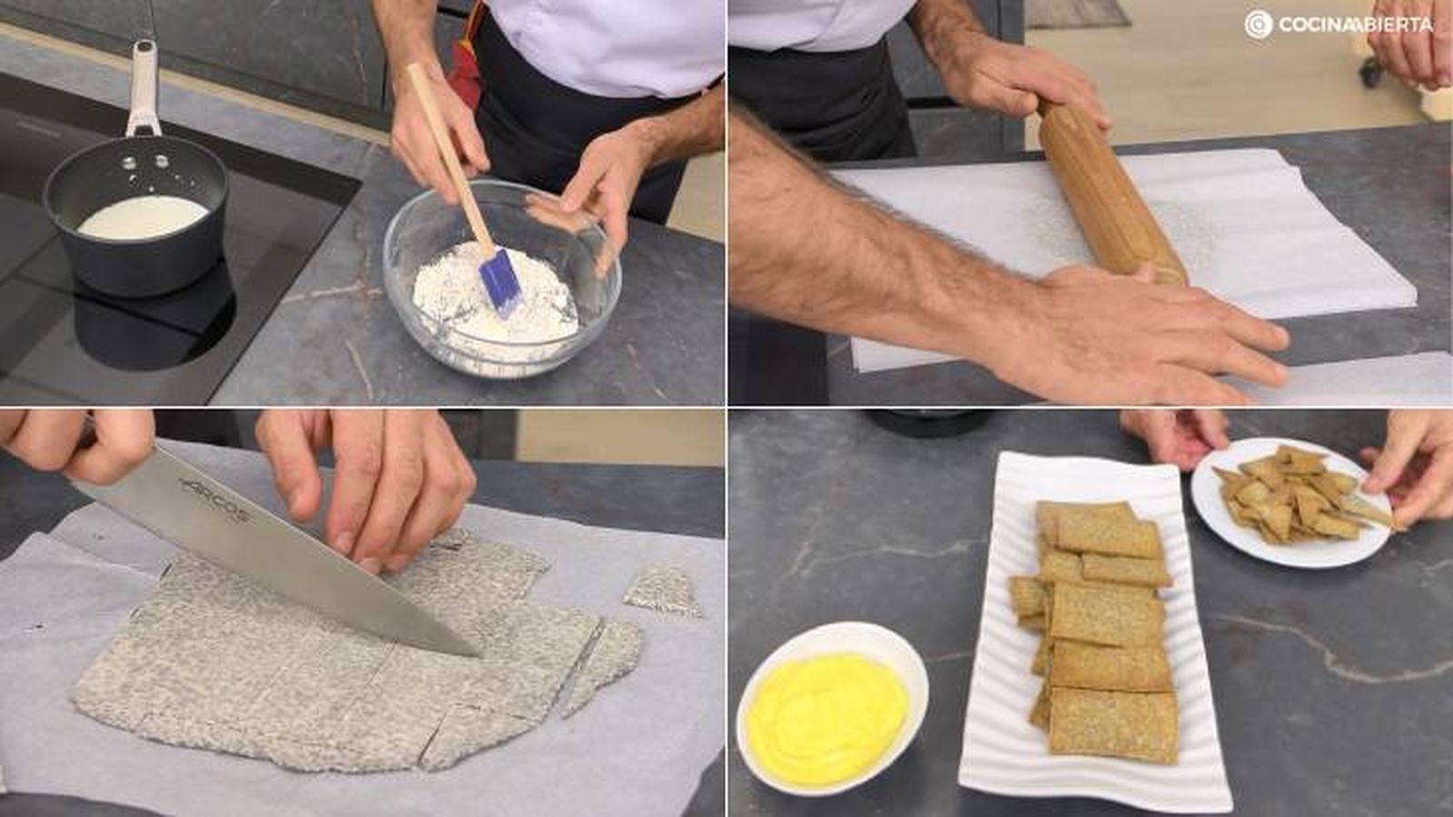tostas crackers pasos