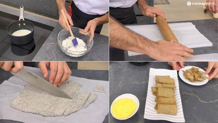 tostas crackers pasos