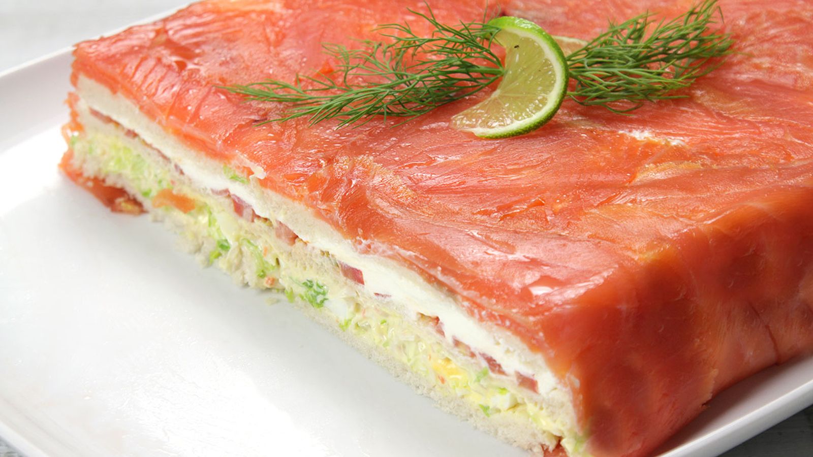 pastel salmon pan molde mayonesa ybarra