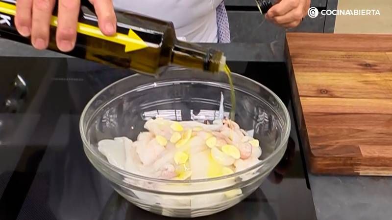 Marina la sepia para que quede tierna
