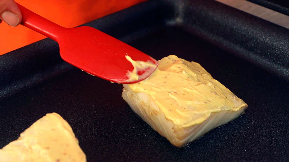 Receta de milhojas de bacalao gratinado con verduras  paso 2