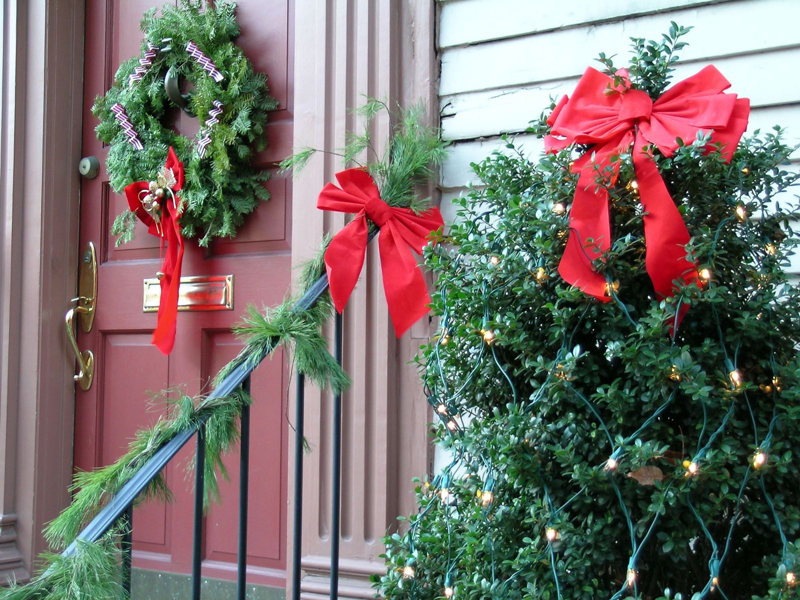 Adornos navideños para el exterior