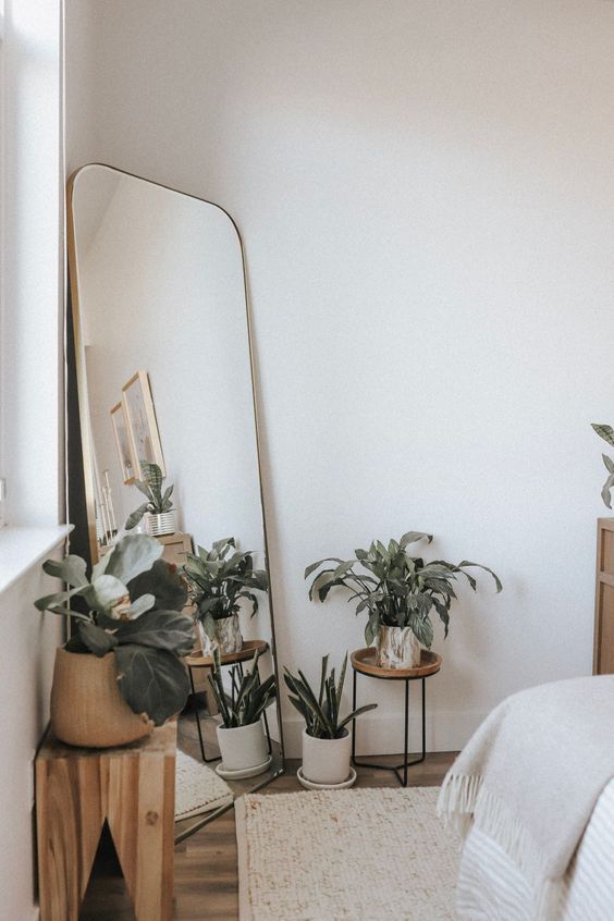 ideas decorar cuarto espejo cuerpo entero