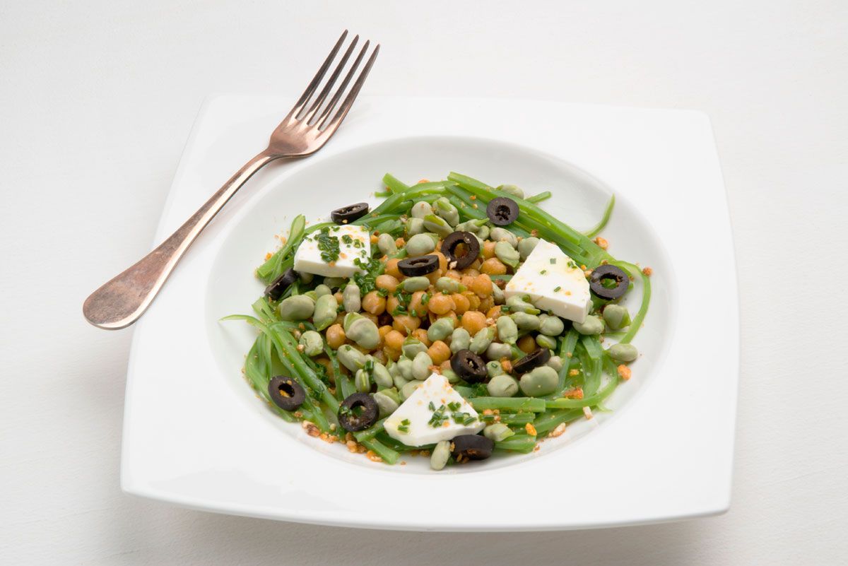 5569 1 Ensalada de garbanzos y judias verdes (954) editorial xl