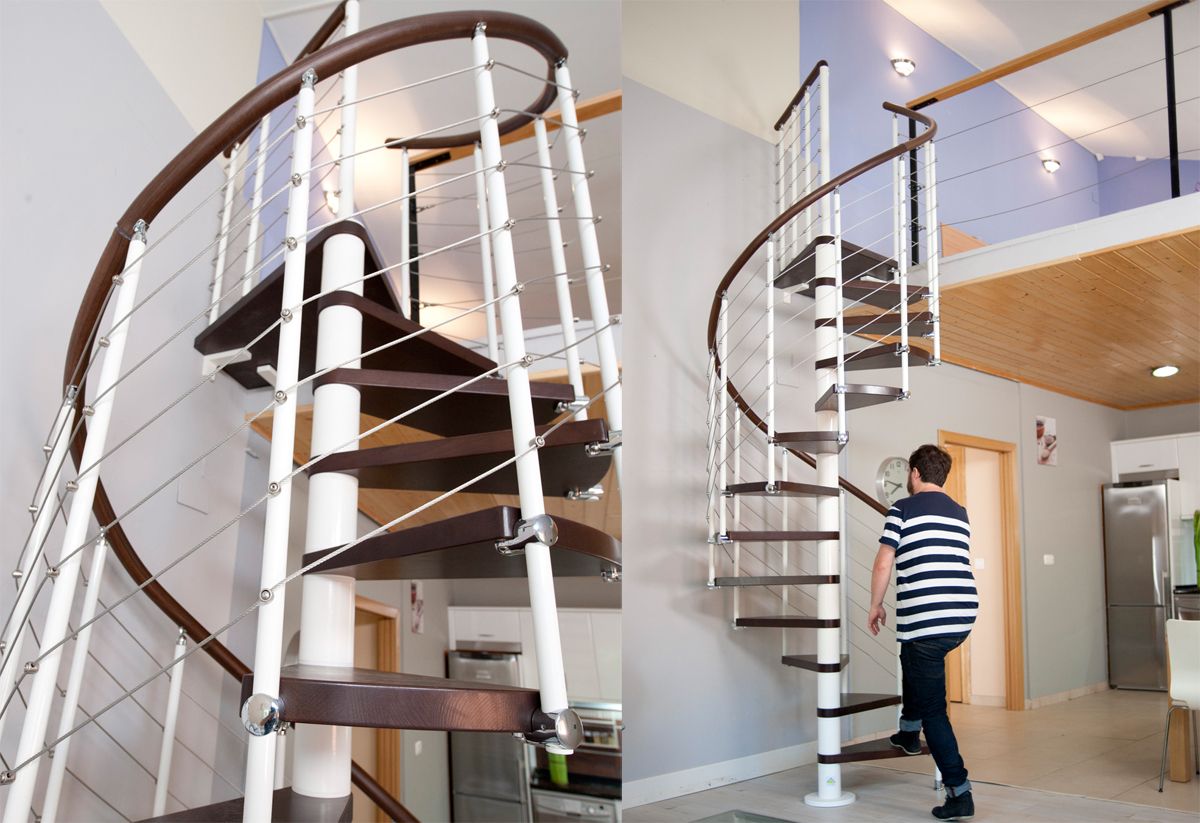 escalera de caracol video