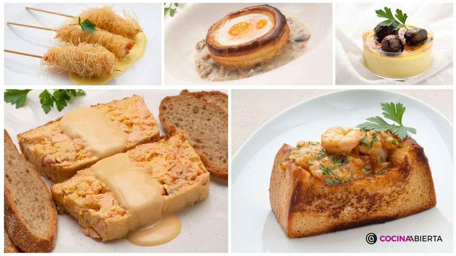 Apunta estos entrantes con un toque gourmet para sorprender a tus invitados en Navidad