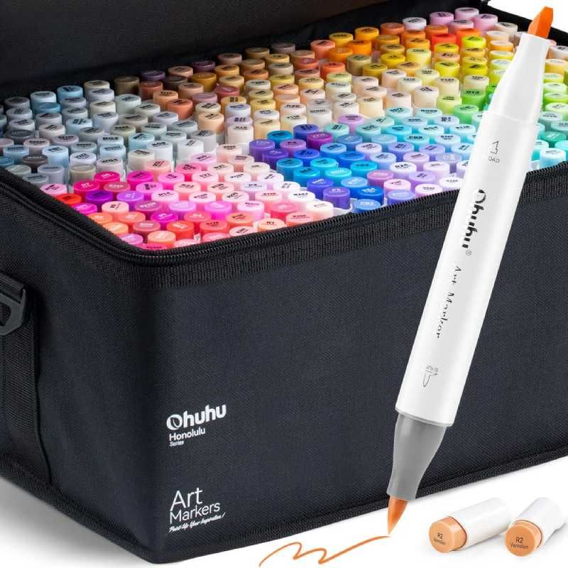 Rotuladores Ohuhu (pack de 320 colores).