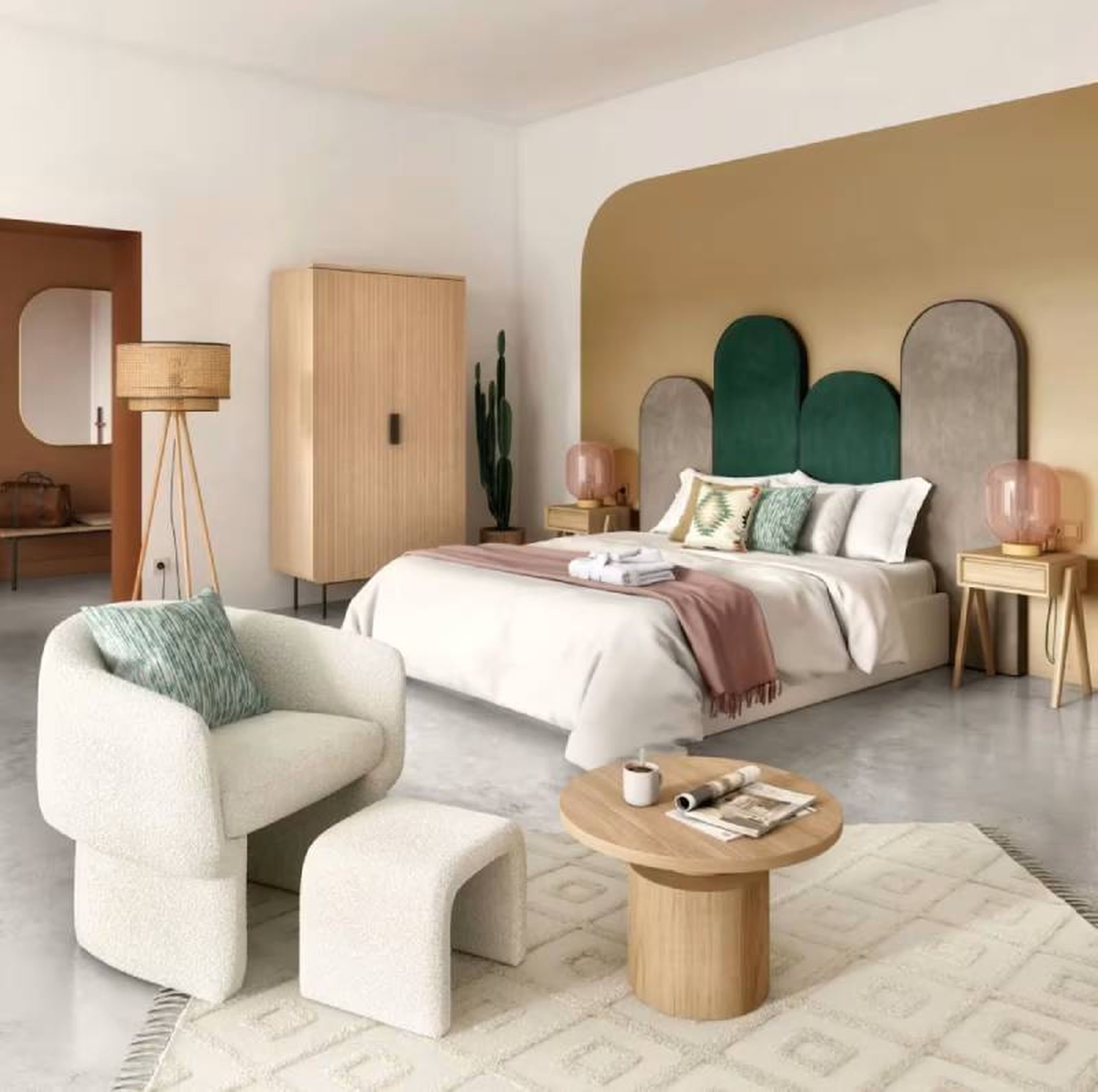 Dormitorio con butaca 2 en 1.