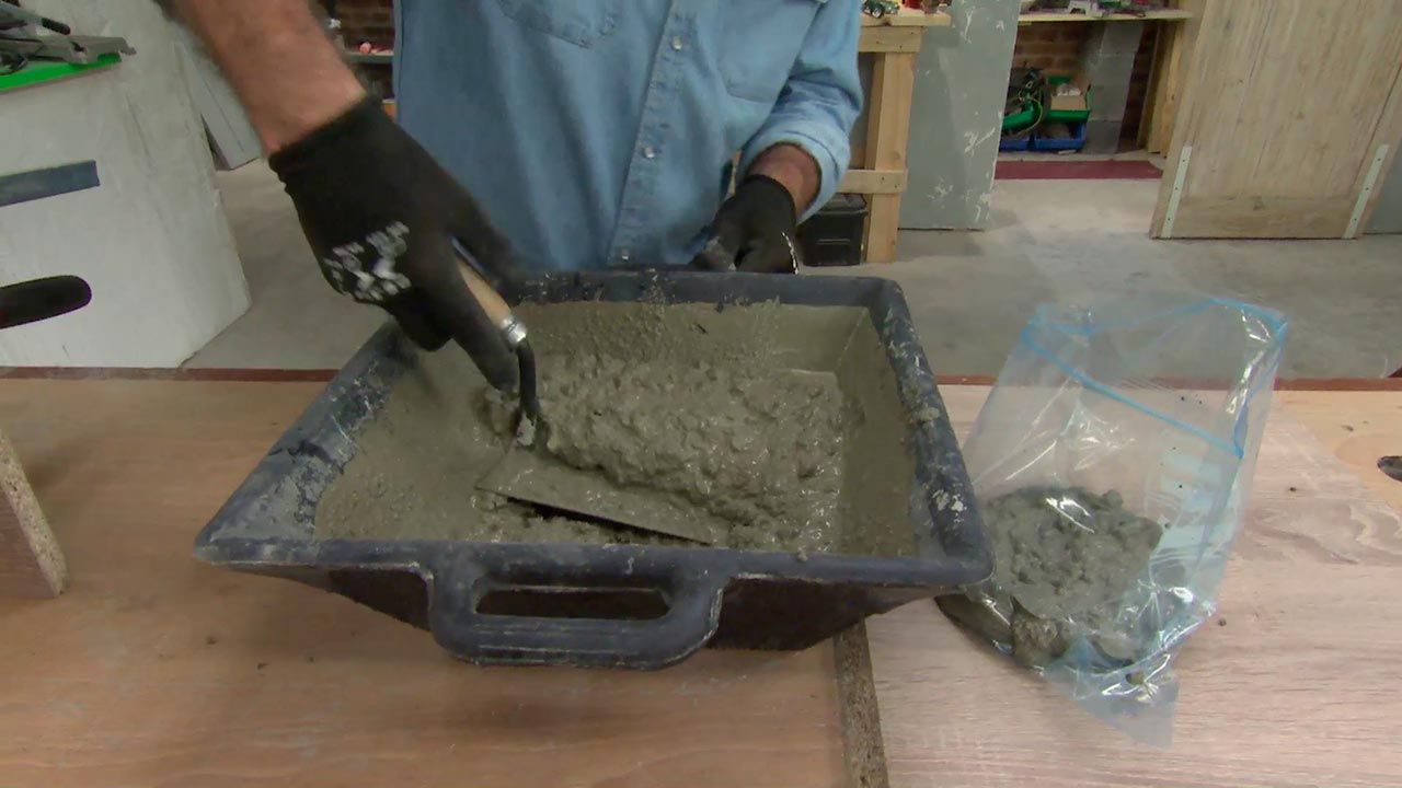 Como hacer topes de cemento para puertas paso 6