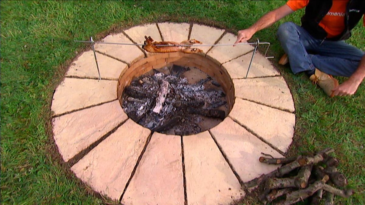 Barbacoa circular paso 10