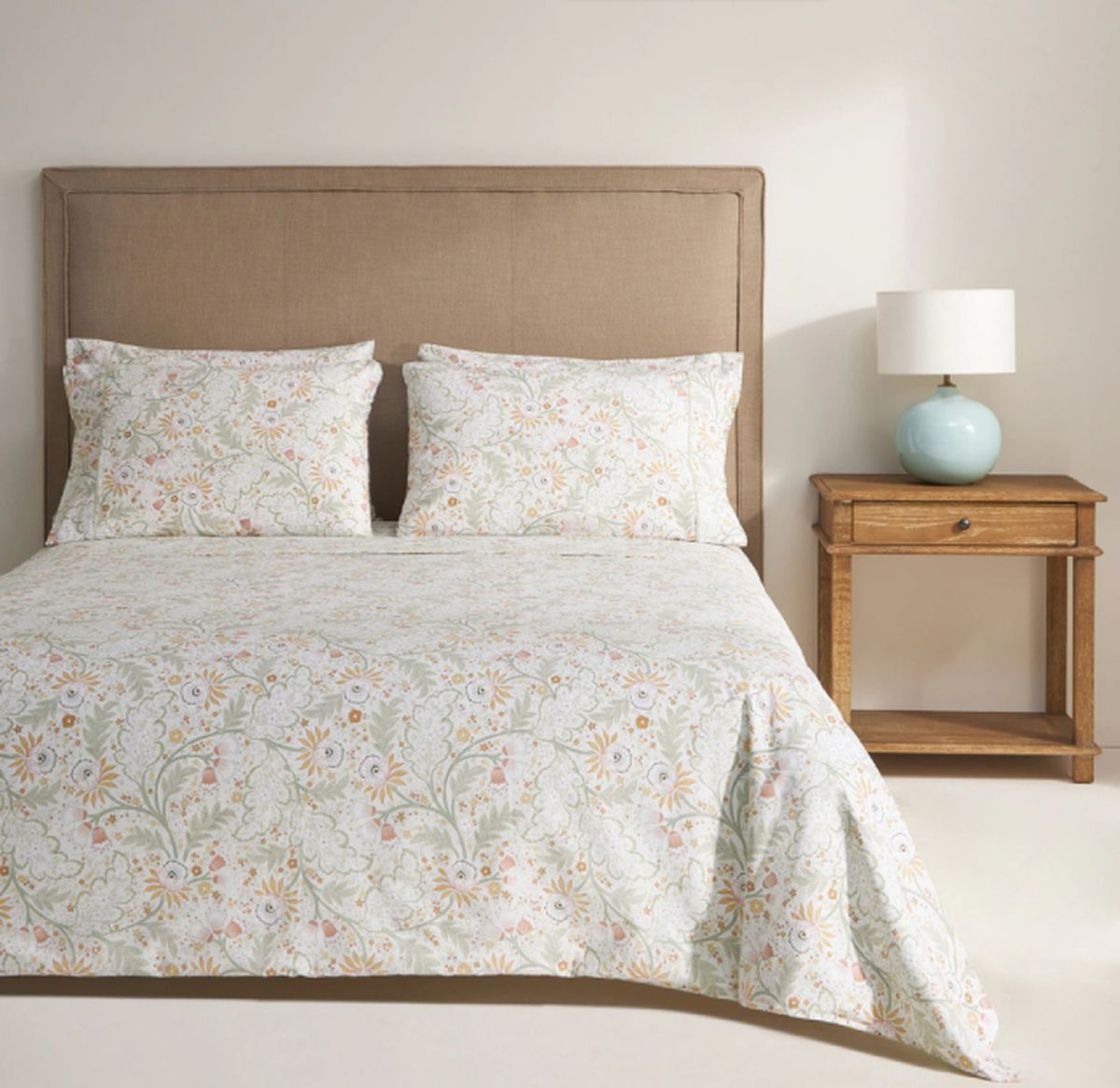 Juego de sábanas algodón sostenible Burne El Corte Inglés