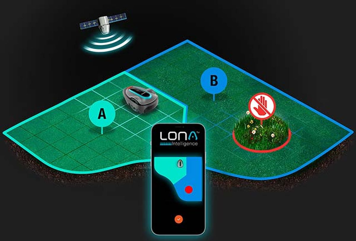 robots cortacesped lona gardena