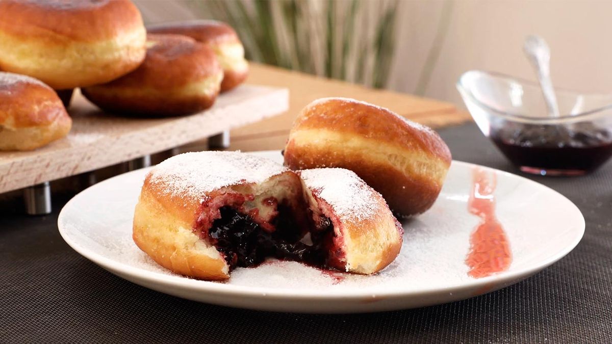 Receta de berlinas rellenas