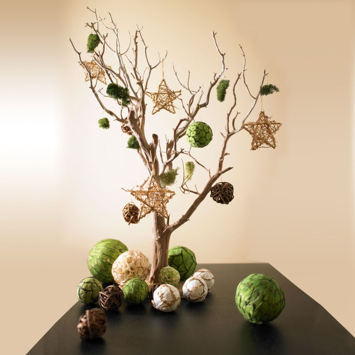 Árbol de Navidad con ramas.