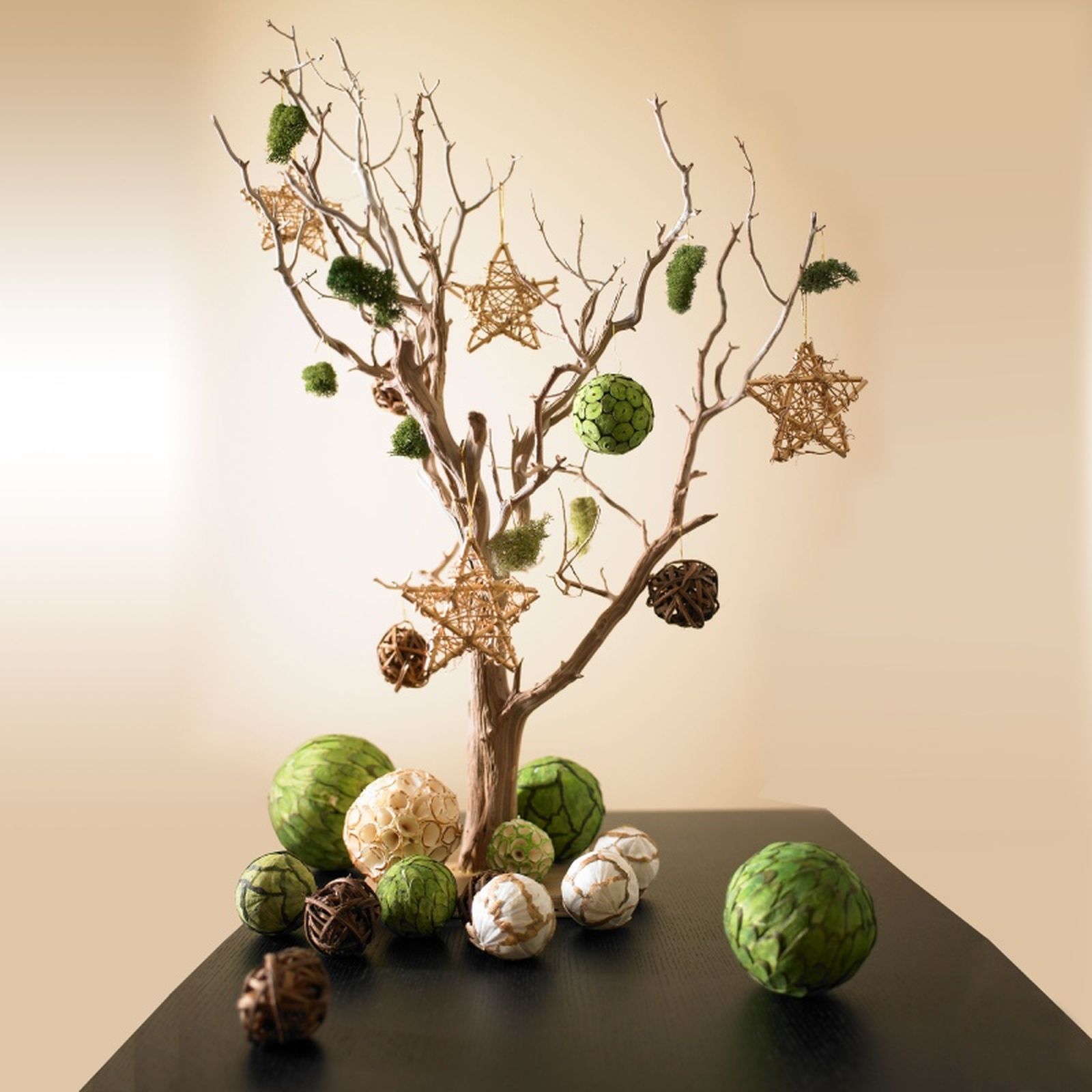 Árbol de Navidad con ramas.
