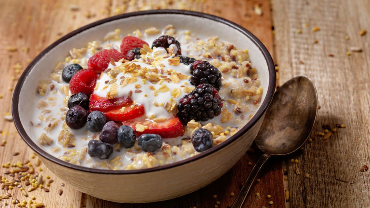 granola con leche