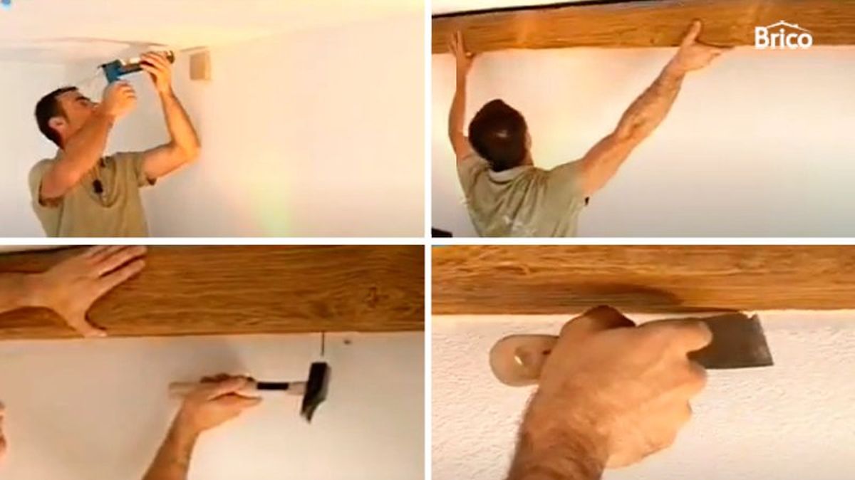 Fijar las vigas y sellar las juntas