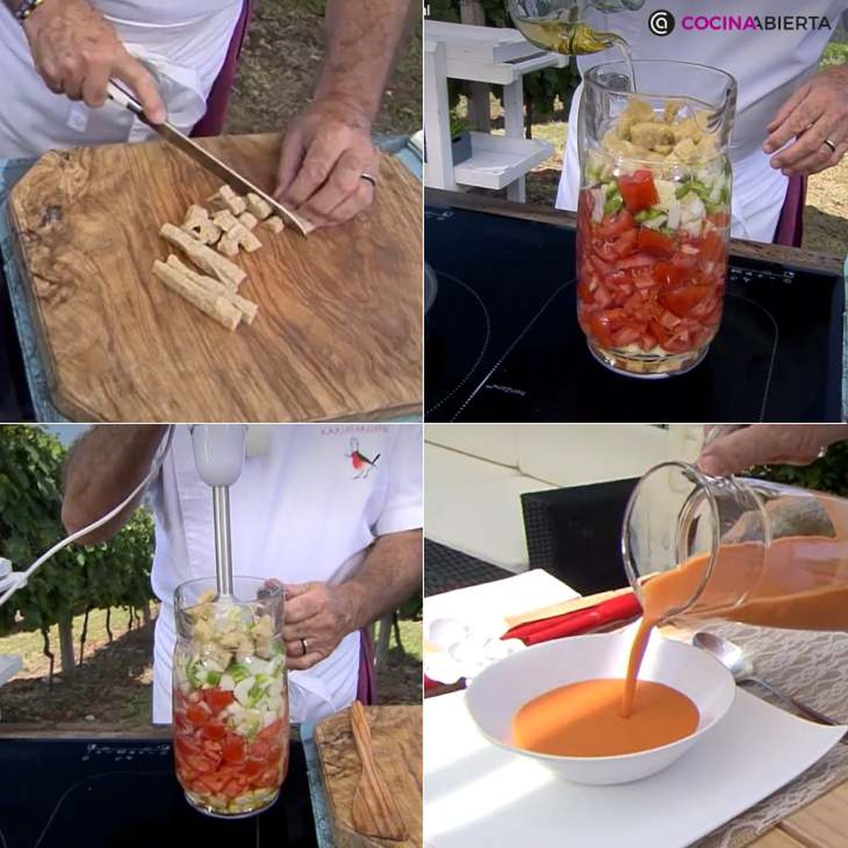 Cómo hacer gazpacho paso a paso