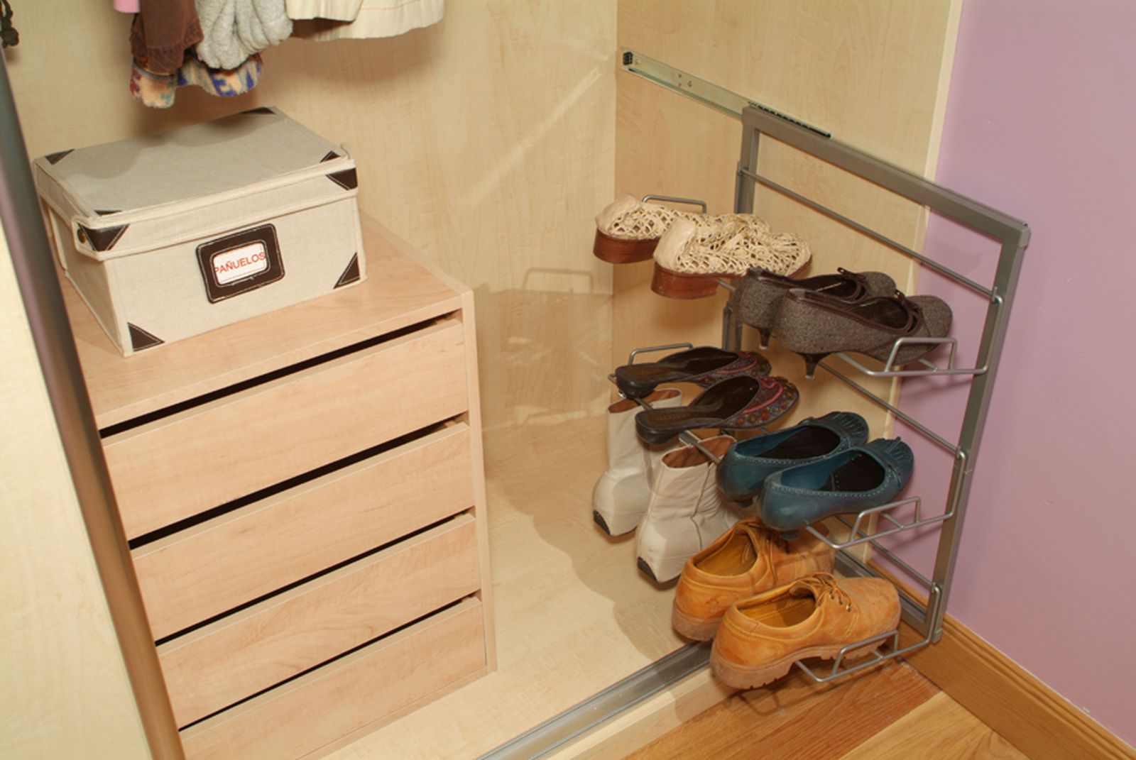Colocar un zapatero lateral extraíble paso 5