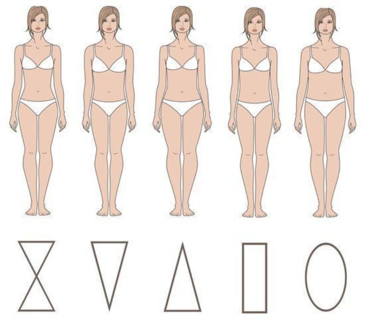Los diferentes tipos de cuerpo de mujer