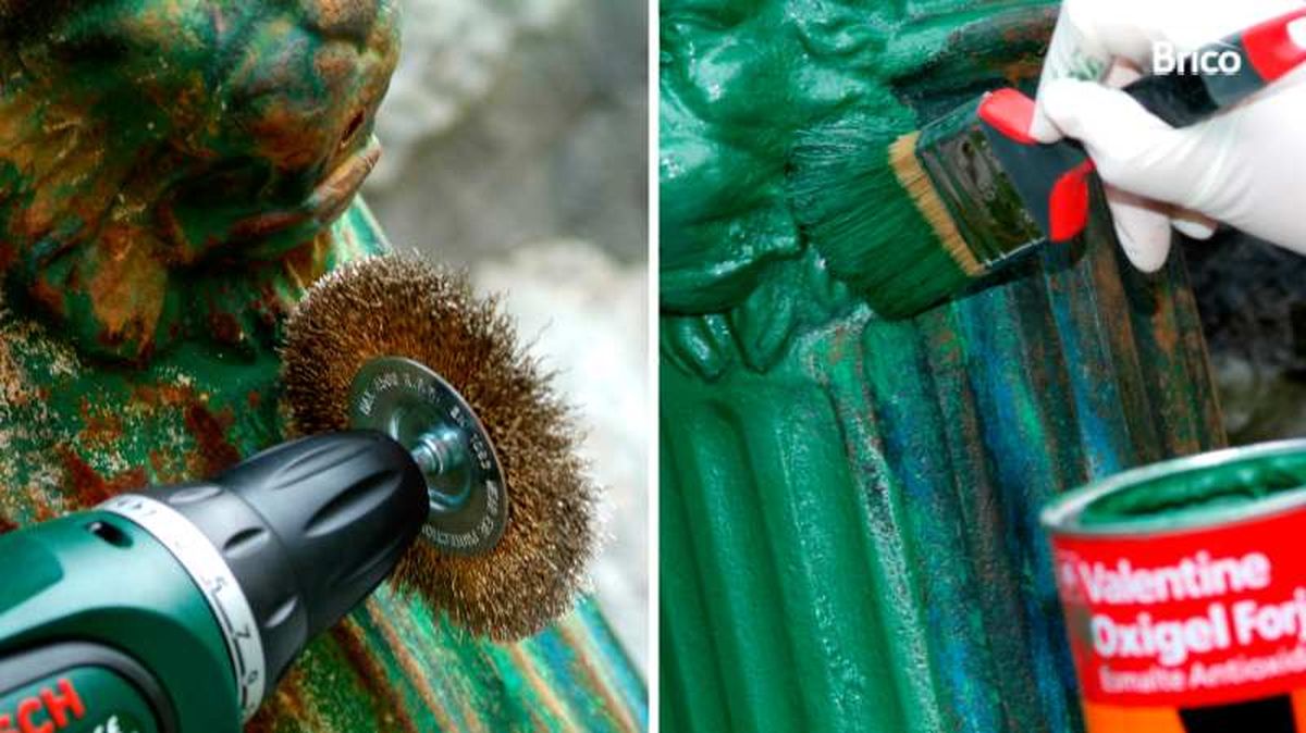 Limpiar el óxido y pintar