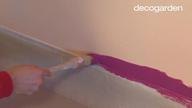 Decorar dormitorio morado con cabecero capitoné   Paso 1