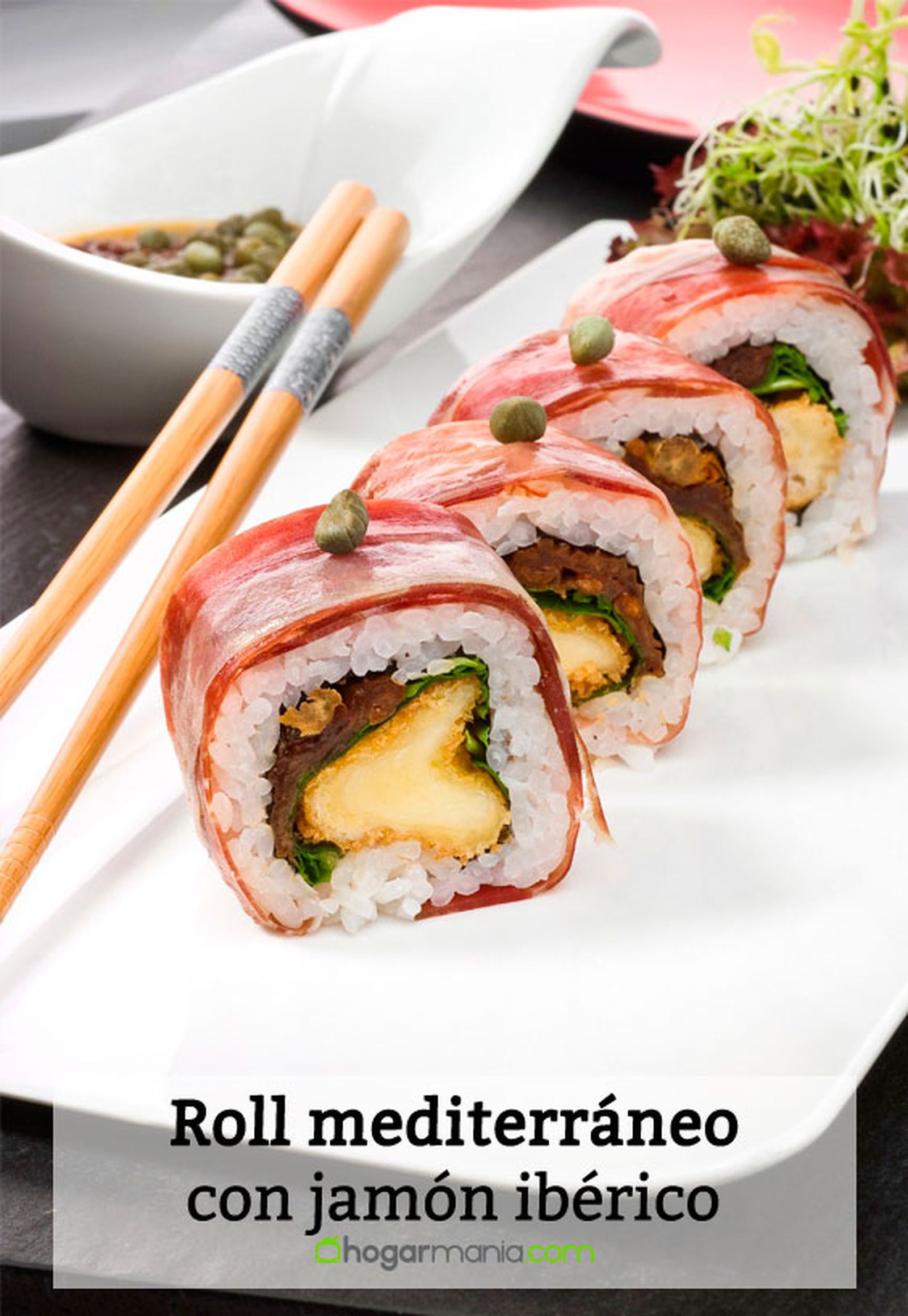 roll mediterraneo jamon iberico pin