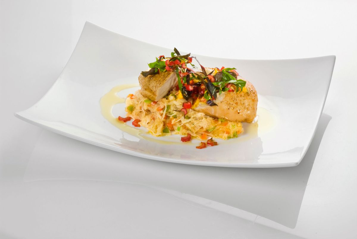 Pollo a la mandarina