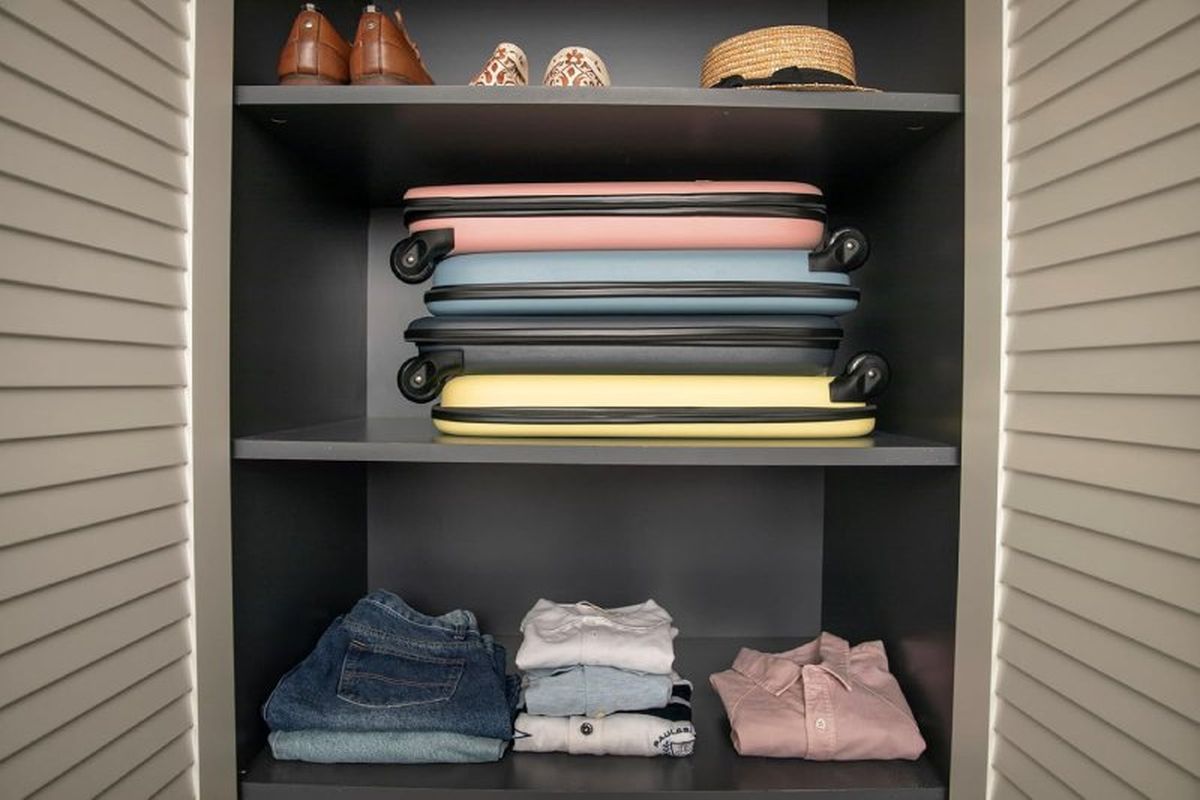 Las maletas plegables ocupan menos espacio en tu armario