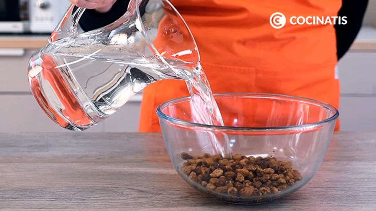 Receta de horchata tradicional   paso 1