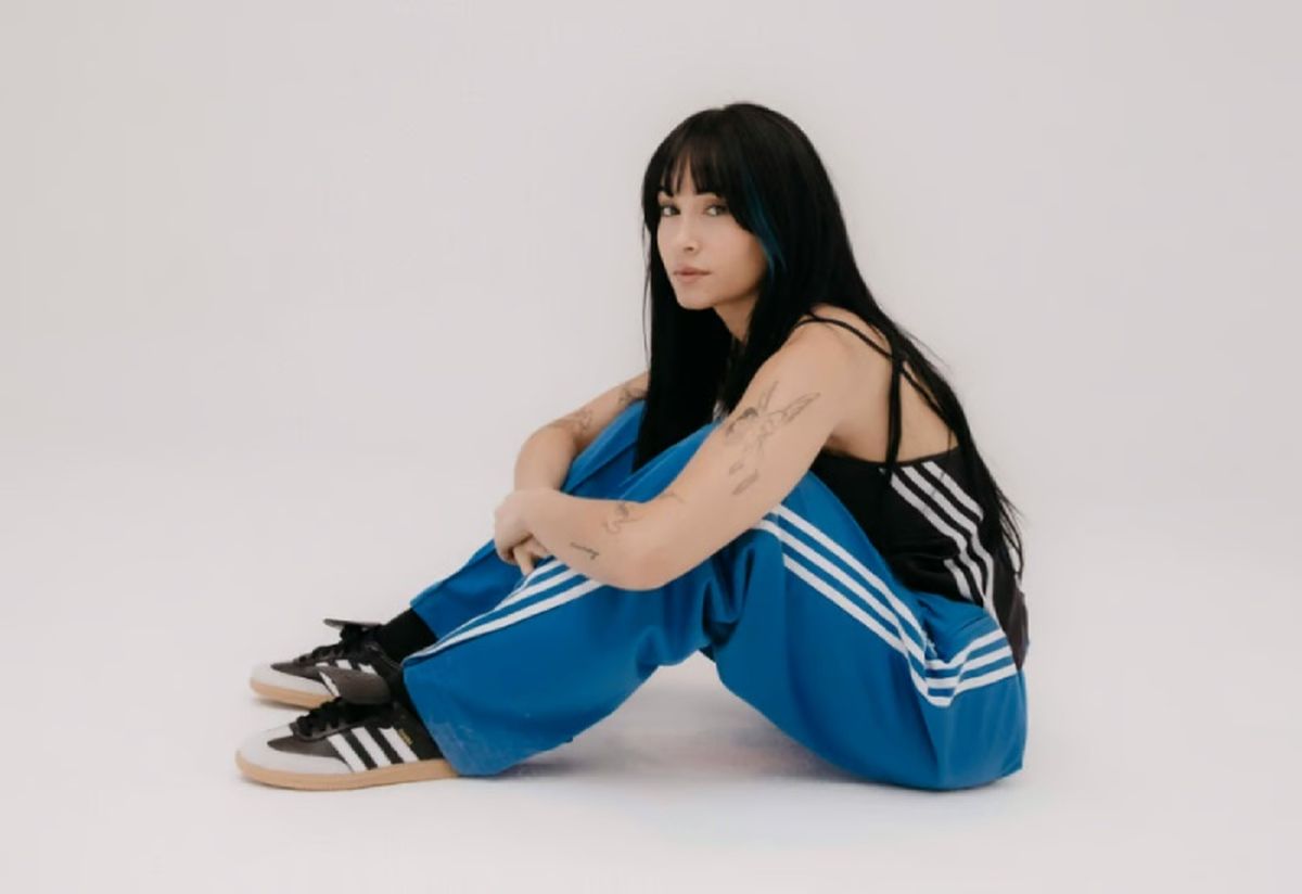 Aitana, con total look de Adidas