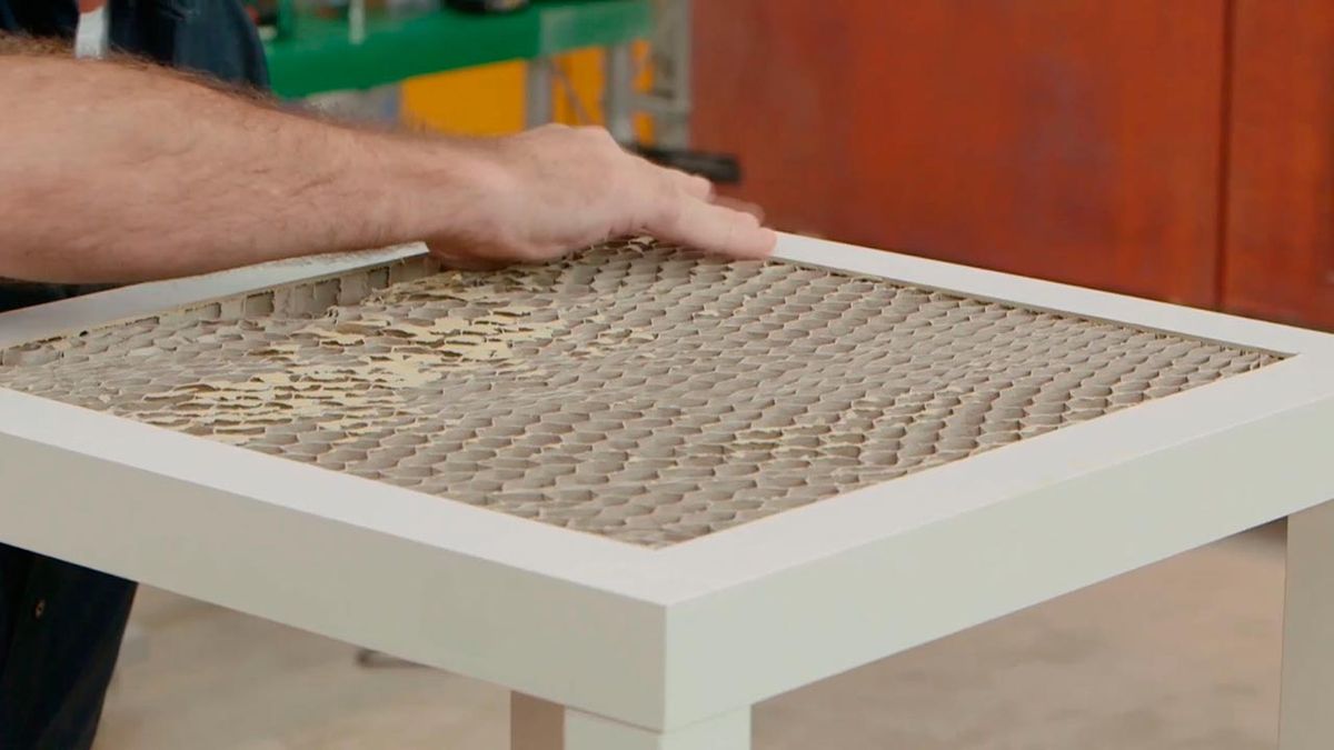 Cómo hacer una mesa de luz paso 3