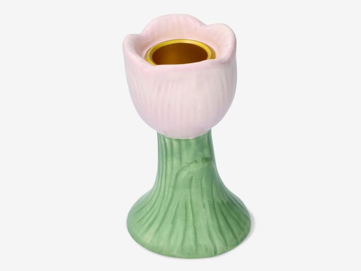 Portavelas tulipán.