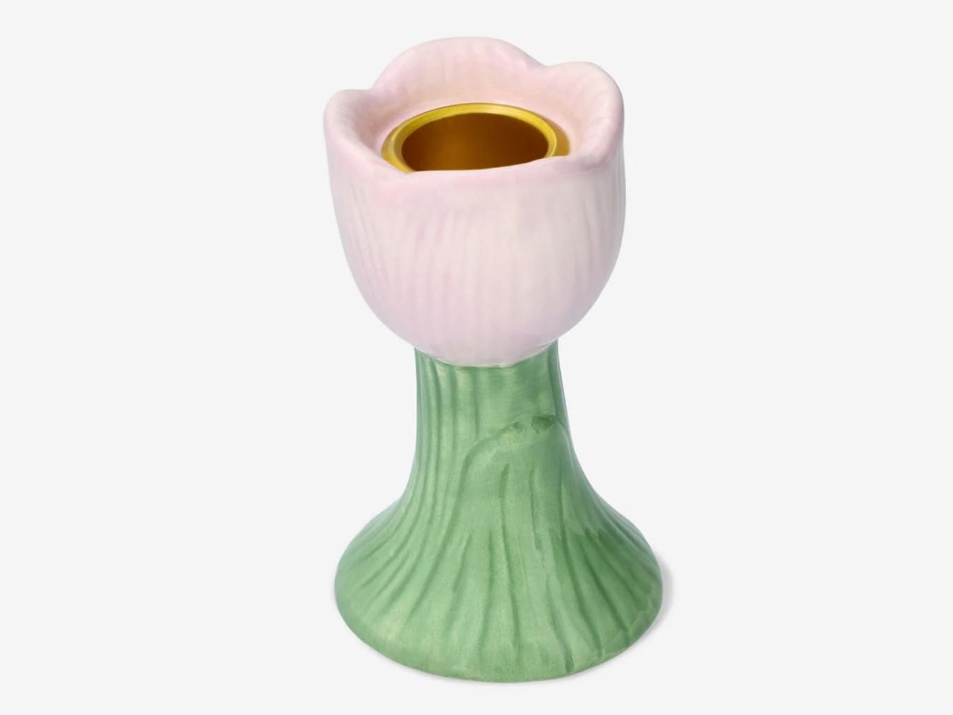 Portavelas tulipán.
