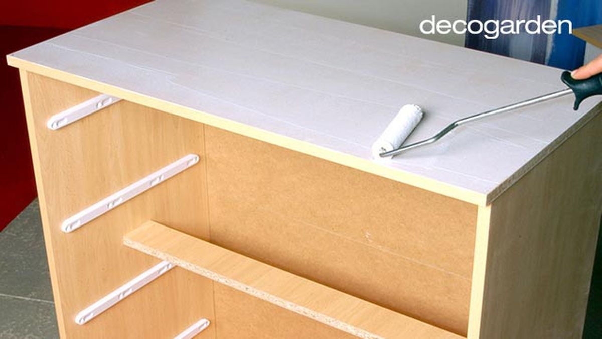 Renovar una cómoda de melamina paso 2