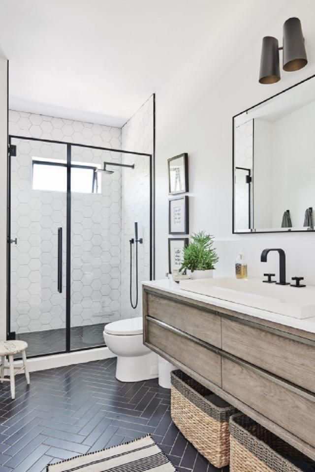 10 baños modernos con ducha que te encantarán 11