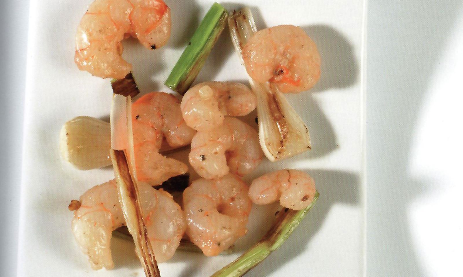 gambas ajos tiernos