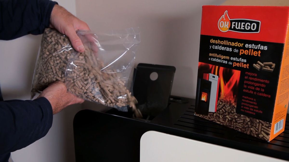 Deshollinar estufas y calderas de pellet paso 4
