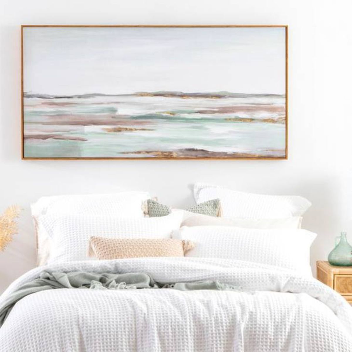 4 cuadros alargado dormitorio pared pinterest style curator