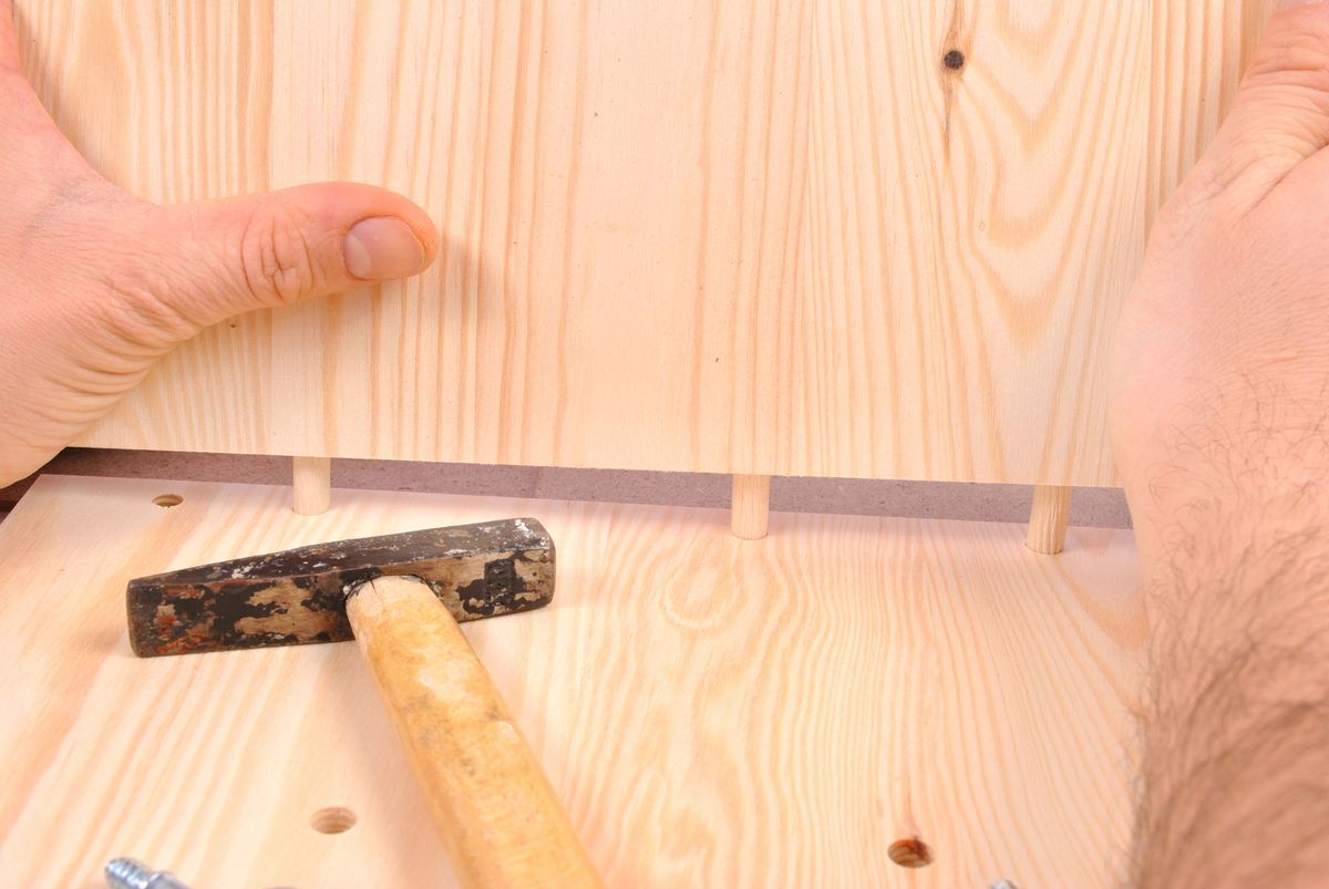 Cómo ensamblar maderas con tubillones