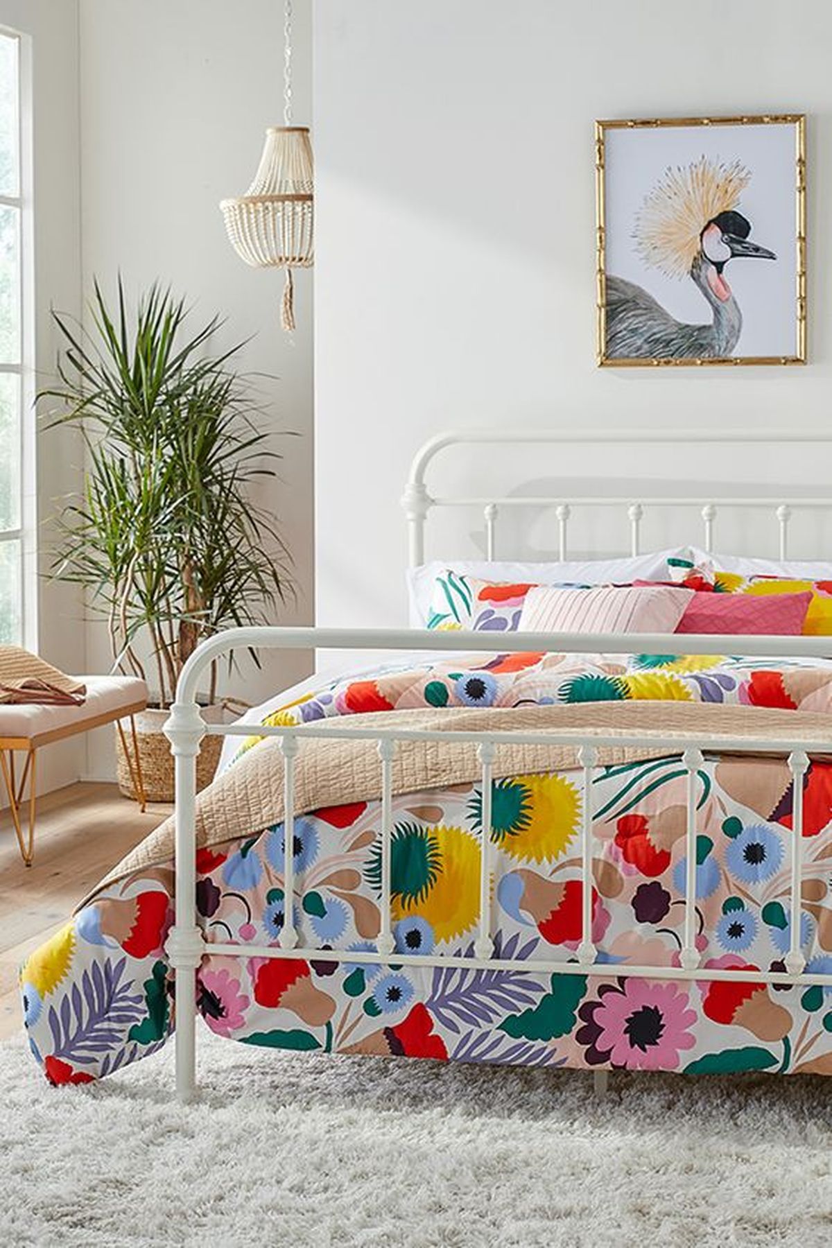 cabecero forja mas sencillo ropa cama colorida 2