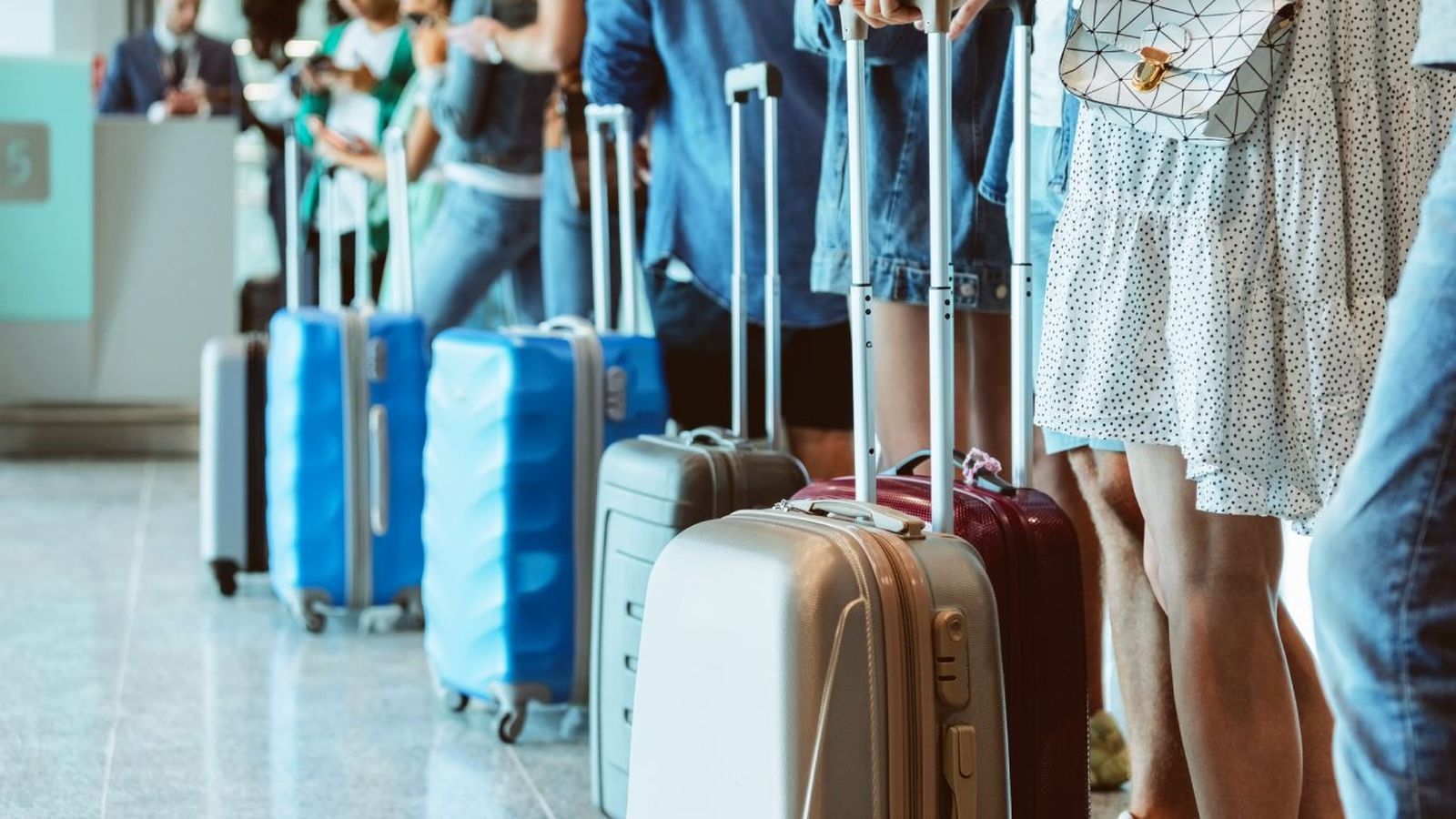 Maletas en el aeropuerto