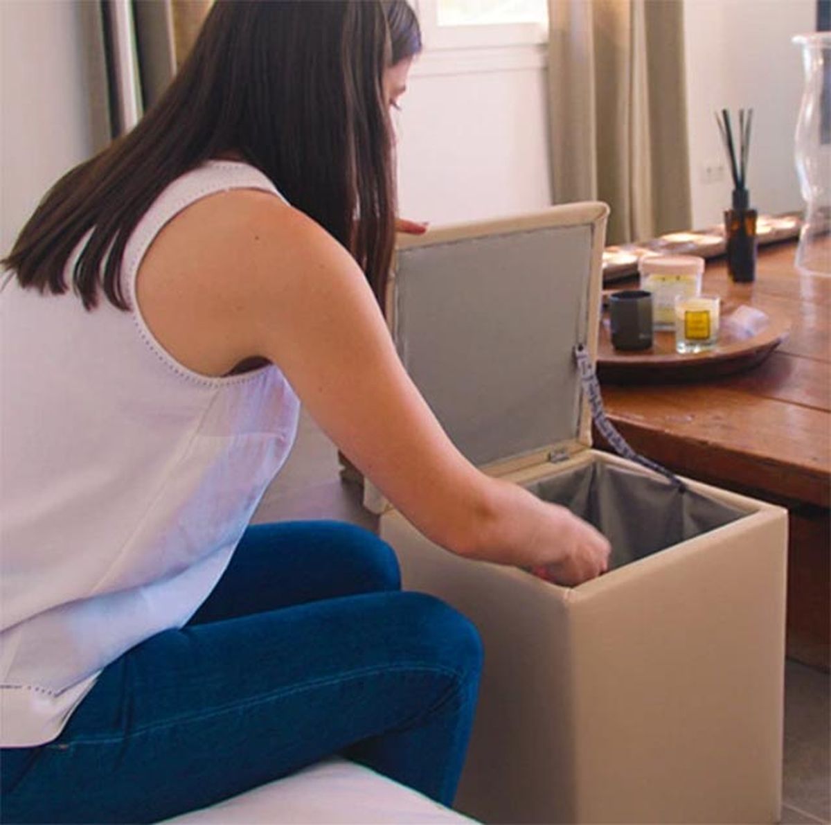 puff cubo arcon happers