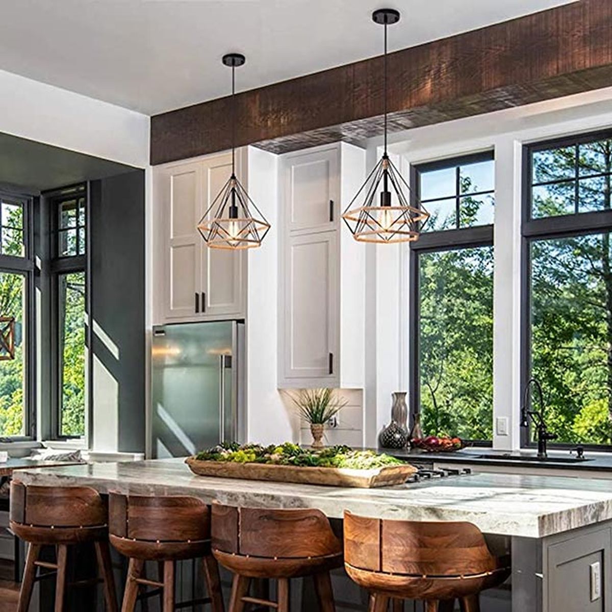 Lámparas de techo colgantes bonitas y baratas ¿Cuál te gusta más 3