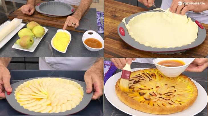 hojaldre de pera receta karlos arguinano karl7234 pasos