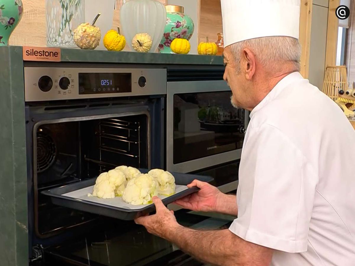 Asa la coliflor en el horno