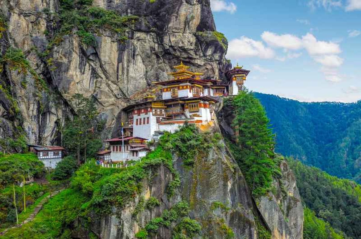 Taktsang o Monasterio del Nido del Tigre en Bután